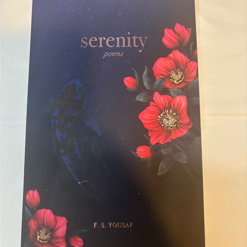 Serenity Poems by - Black and Red Cover